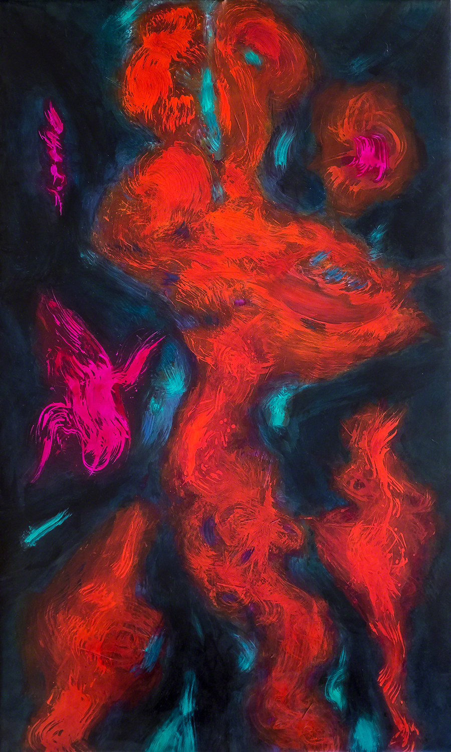 SELVA - 200 x 120 cm, acrylic on canvas, 2020.