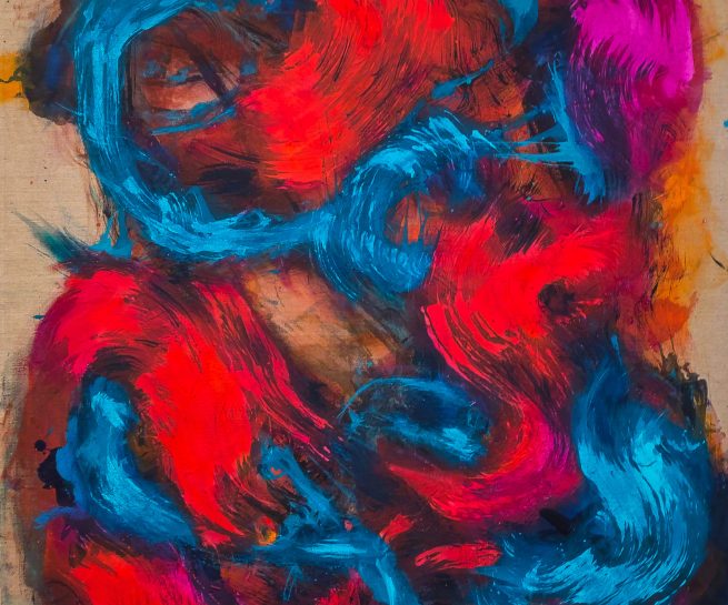 BEASTS OF NOW 2- 120 x 100 cm, acrylic on canvas, 2021.